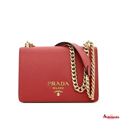 bolso rojo prada|farfetch bolsas prada.